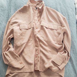 Primark millennial pink button down
